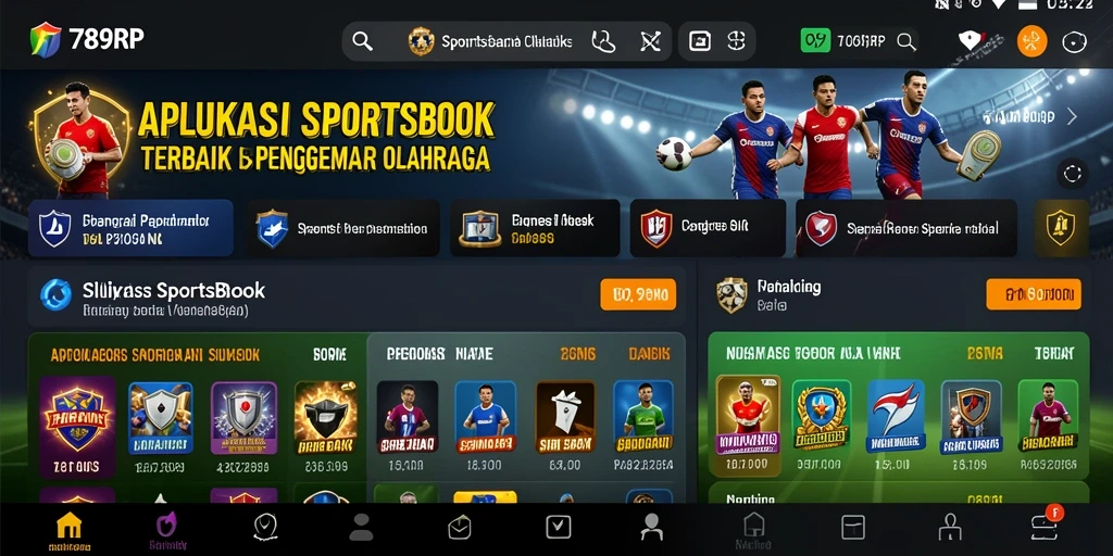 Tampilan menarik dari gameplay Sportsbook 789RP yang menegangkan.