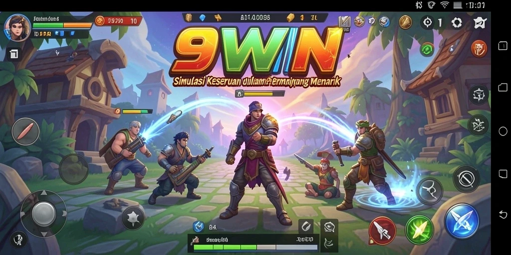 Tampilan gameplay menarik dari 9WIN dengan fitur simulasi yang seru.