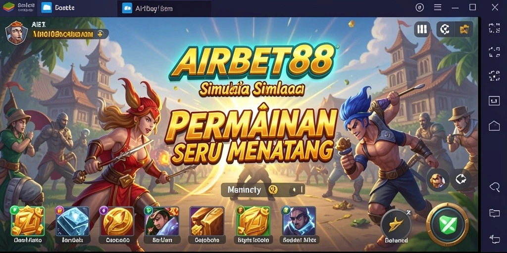 Screenshot utama AIRBET88 menampilkan gameplay seru yang penuh tantangan dan interaksi.