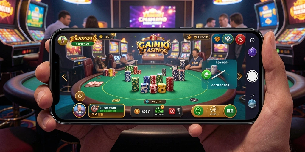 Tampilan gameplay API77 yang menarik dengan dealer profesional dan permainan interaktif.