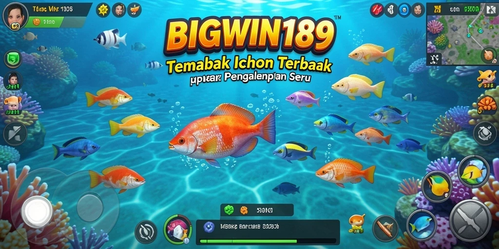 Tangkapan layar gameplay seru BIGWIN189 saat menangkap ikan.