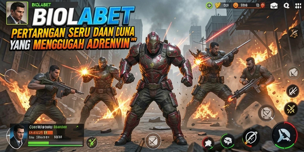 Tampilan gameplay BIOLABET yang seru dan penuh aksi.