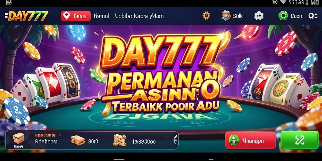 Tampilan menarik dari gameplay Kasino DAY777 yang seru.