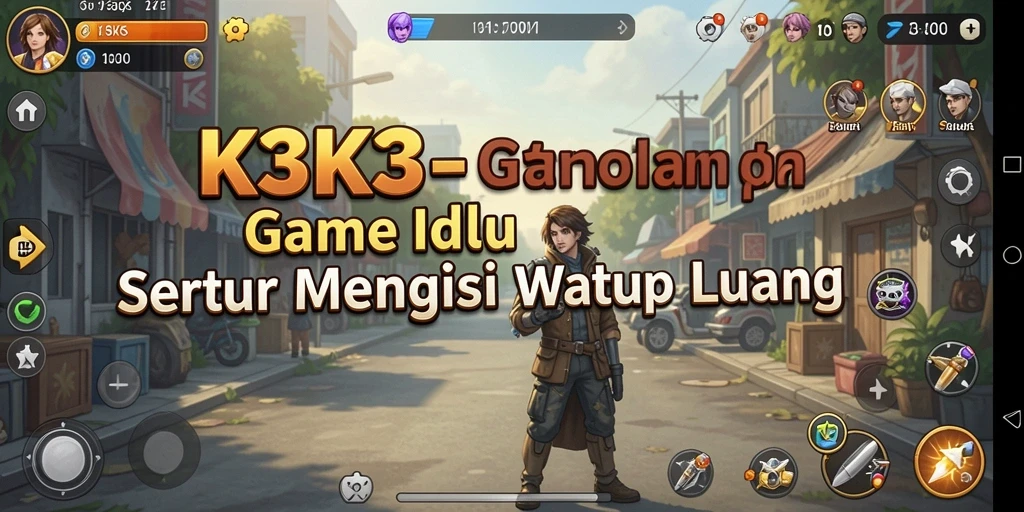 Tampilan gameplay K3K3 yang seru dan menarik.