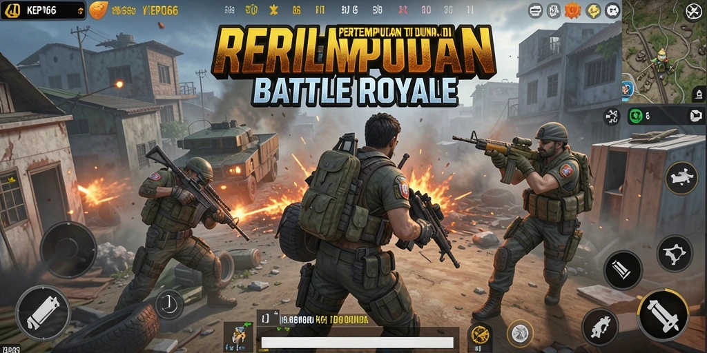 Tampilan menarik dari game Battle Royale KEPO66 saat pertempuran sengit.