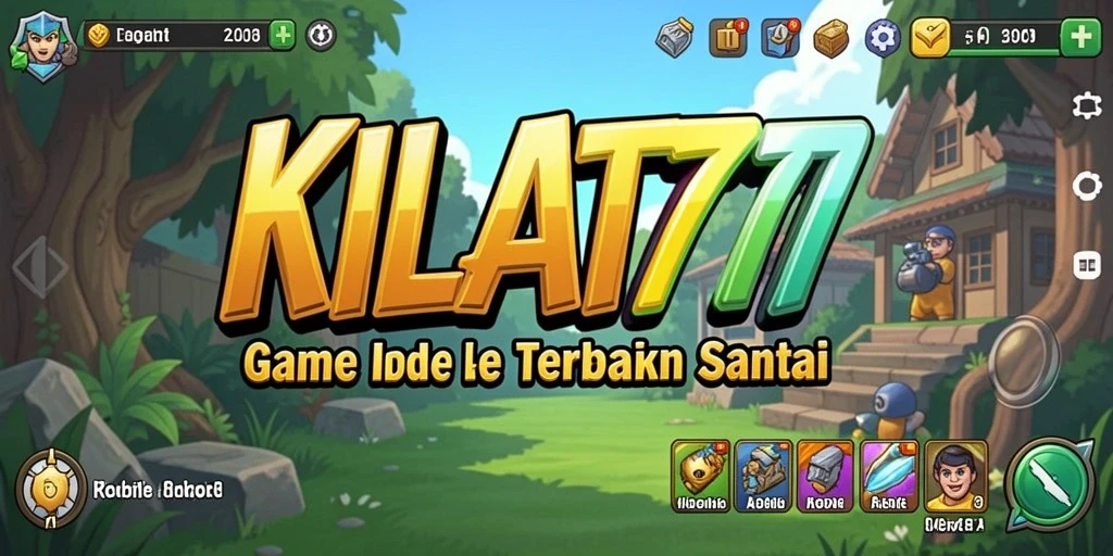 Tampilan gameplay KILAT77 yang menarik dan penuh warna.