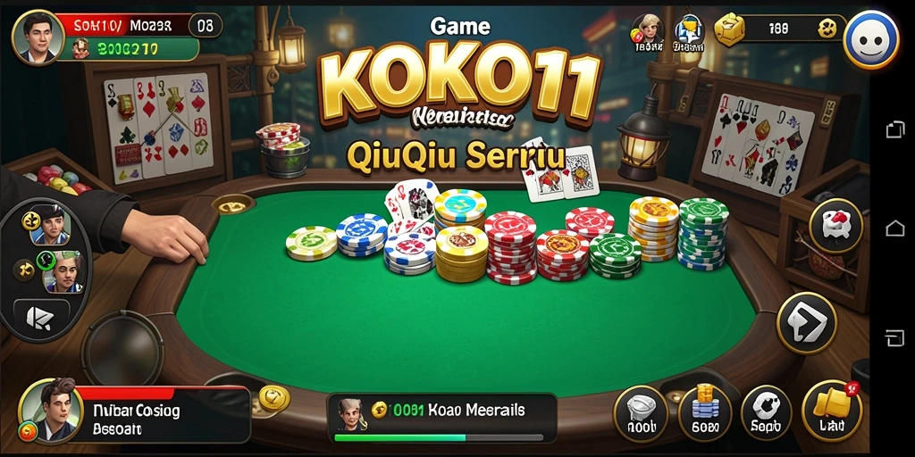 Tampilan gameplay QiuQiu yang seru dan menarik di KOKO11.