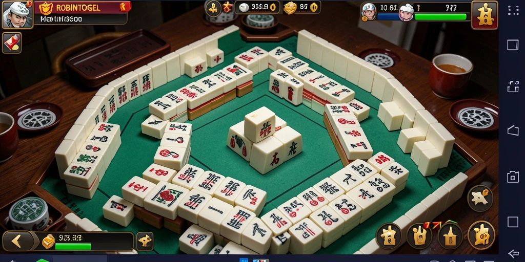 Gameplay seru dan menantang dari ROBINTOGEL Mahjong.