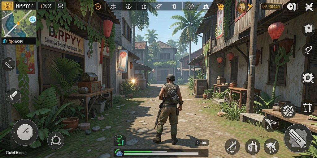 Tampilan screenshot yang menampilkan pengalaman unik dalam gameplay RPYYY.