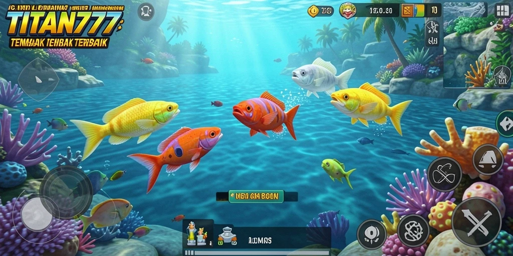 Gameplay seru menembak ikan di TITAN777.